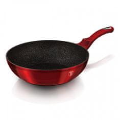 Berlingerhaus GRANITE WOK 30cm BERLINGER HAUS LINE BH-6166 BURGUNDY