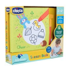 Chicco Knižka na opakované maľovanie pomocou vody Seasons 24m+