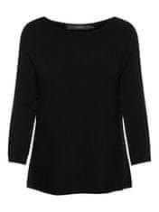 Vero Moda Dámsky sveter VMNORA Regular Fit 10210570 Black (Veľkosť M)