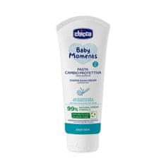 Chicco Krém na detský zadoček Baby Moments bez parfému s 99% prírodných zložiek 100ml, 0m+