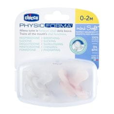 Chicco Cumlík Physio Mini Soft celosilikónový 0-2m dievča 2 ks