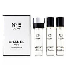 Chanel No. 5 L`Eau - EDT náplň (3 x 20 ml)