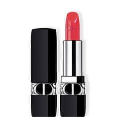 Dior Dlhotrvajúci plniteľný rúž Rouge Dior Satin 3,5 g (Odtieň 999)