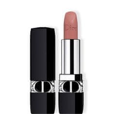 Dior Dlhotrvajúci plniteľný rúž Rouge Dior Mat 3,5 g (Odtieň 505 Sensual)