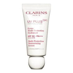 Clarins Viacúčelová ochranná emulzia SPF 50 UV Plus Anti-pollution (Multi Protection Moisturizing Screen) 30 (Odtieň Translucent)