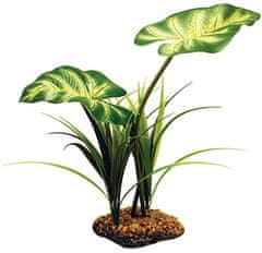 KOMODO Dekorácie umelá rastlina - list broadleaf Canopy 26cm