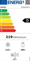 Hisense Kombinovaná chladnička RM469N4AFD1 S