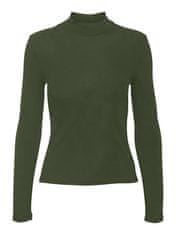 Vero Moda Dámske tričko VMCHLOE Tight Fit 10279611 Rifle Green (Veľkosť S)