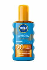 Nivea Olej na opaľovanie v spreji podporujúce zhnednutie SPF 20 Sun (Protect & Bronze Oil) 200 ml