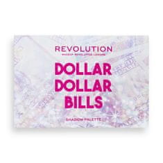 Makeup Revolution Paletka očných tieňov Dollar Dollar Bills (Power Shadow Palette) 6,6 g