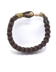 Štýlový paracord náramok Wolf Cross Bronze