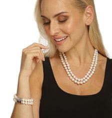 JwL Luxury Pearls Zvýhodnená perlová súprava šperkov JL0598 a JL0656 (náramok, náhrdelník)