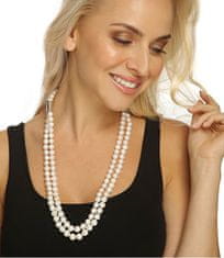 JwL Luxury Pearls Zvýhodnená perlová súprava šperkov JL0598 a JL0656 (náramok, náhrdelník)