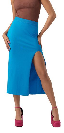 Vero Moda Dámska sukňa VMCONNIE 10279120 Dresden Blue