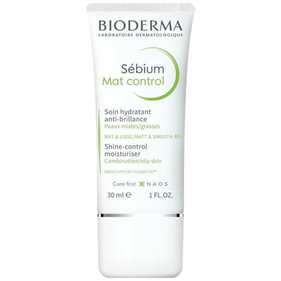 Bioderma Zmatňujúci hydratačný pleťový krém Sebium Mat Control ( Shine -Control Moisturiser) 30 ml