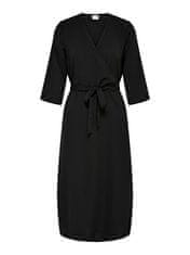 Jacqueline de Yong Dámske šaty JDYLION Regular Fit 15207813 Black (Veľkosť 34)