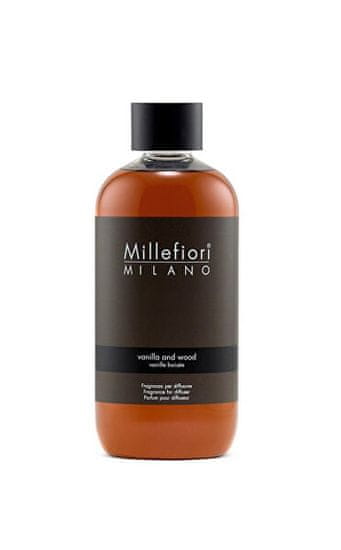 Millefiori Milano Náhradná náplň do aróma difuzéra Natura l Vanilka & Drevo 250 ml