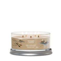 Yankee Candle Aromatická sviečka Signature tumbler stredná Amber & Sandalwood 340 g