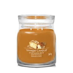 Yankee Candle Aromatická sviečka Signature sklo stredná Spiced Banana Bread 368 g