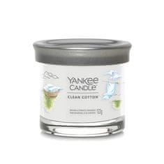 Yankee Candle Aromatická sviečka Signature tumbler malý Clean Cotton 122 g