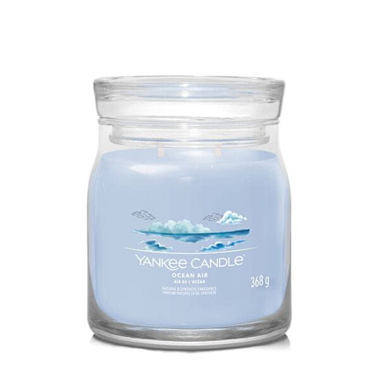 Yankee Candle Aromatická sviečka Signature sklo stredná Ocean Air 368 g