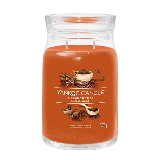 Yankee Candle Aromatická sviečka Signature sklo veľké Cinnamon Stick 567 g