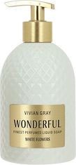 Vivian Gray Luxusné tekuté mydlo Wonderful White Flowers (Liquid Soap) 500 ml