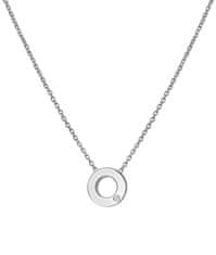 Hot Diamonds Minimalistický strieborný náhrdelník s diamantom Diamond Amulets DP892