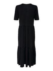 Jacqueline de Yong Dámske šaty JDYDALILA Loose Fit 15195291 Black (Veľkosť S)