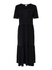 Jacqueline de Yong Dámske šaty JDYDALILA Loose Fit 15195291 Black (Veľkosť S)