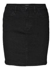 Vero Moda Dámska sukňa VMLUNA 10279491 Black (Veľkosť M)