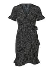 Vero Moda Dámske šaty VMHENNA Regular Fit 10286402 Black (Veľkosť S)
