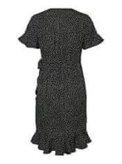Vero Moda Dámske šaty VMHENNA Regular Fit 10286402 Black (Veľkosť S)