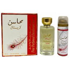 Mahasin Crystal - EDP 100 ml + deodorant ve spreji 75 ml