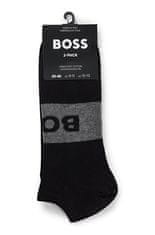 Hugo Boss 2 PACK - pánske ponožky BOSS 50469720-001 (Veľkosť 39-42)