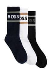 Hugo Boss 3 PACK - pánske ponožky BOSS 50469371-966 (Veľkosť 39-42)