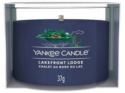 Yankee Candle Votívna sviečka v skle Lakefront Lodge 37 g