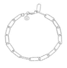 SIF JACOBS Moderný strieborný náramok Luce Grande Chains SJ-B12292-SS