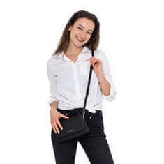 FLORA & CO Dámska crossbody kabelka 8053 noir