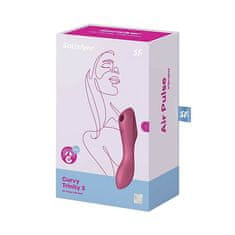 Satisfyer Vibrátor na stimuláciu klitorisu Curvy Trinity 3 Red