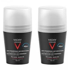 Vichy Súprava dezodorantov pre citlivú pokožku Homme 48H Deo roll-on (Anti-Transpirant Extra Sensitive) 2