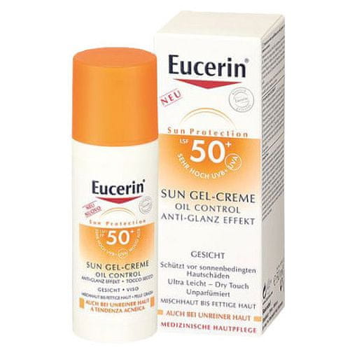 Eucerin Ochranný krémový gél na opaľovanie na tvár Oil Control SPF 50+ 50 ml