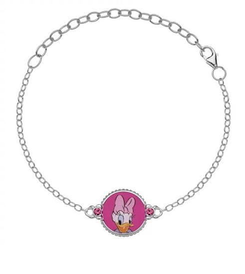 Disney Pôvabný strieborný náramok Daisy Duck BS00021SRPL-5