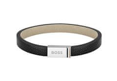 Hugo Boss Moderný kožený náramok Jace 1580336 (Dĺžka 17,5 cm)