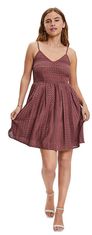 Vero Moda Dámske šaty VMHONEY Regular Fit 10220925 Rose Brown (Veľkosť M)