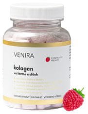 Venira Kolagén vo forme srdiečok s príchuťou maliny 120 kapsúl