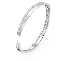 Swarovski Trblietavý pevný náramok TWIST 5572725 (Rozmer M - 5,8 cm)