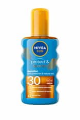 Nivea Olej na opaľovanie v spreji podporujúce zhnednutie SPF 30 Sun (Protect & Bronze Oil) 200 ml