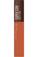 Maybelline Matná dlhotrvajúci tekutý rúž SuperStay Matte Ink Coffee Edition 5 ml (Odtieň 260 Hazelnut Hypnotizer)