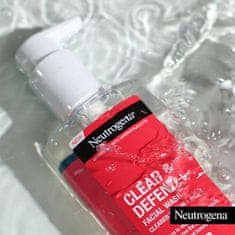 Neutrogena Čistiaci gél proti pupienkom Clear & Defend + (Facial Wash) 200 ml